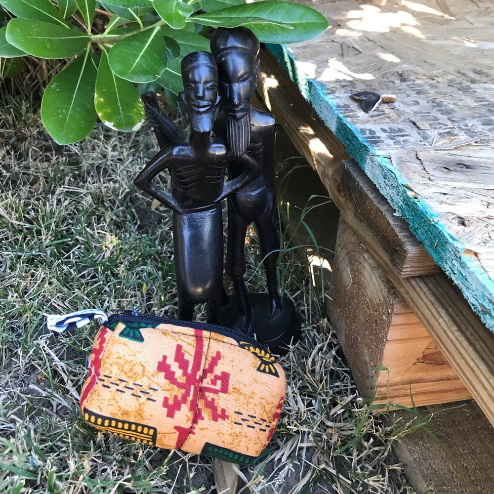 African Print fabric wallet